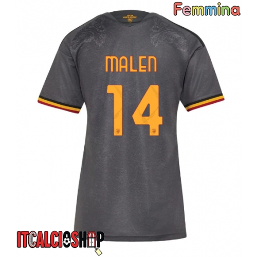 AS Roma Donyell Malen #14 Terza Maglia Femmina 2026-27 Manica Corta